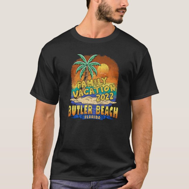 Butler Beach Florida Family Vacation 2022 Souvenir T Shirt (Framsida)