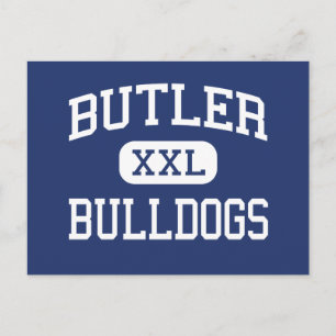 Butler - Bulldog - High - Butler New jersey Vykort