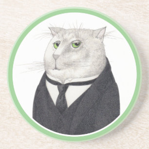 BUTLER CAT Round Sandstone-Underlägg Underlägg
