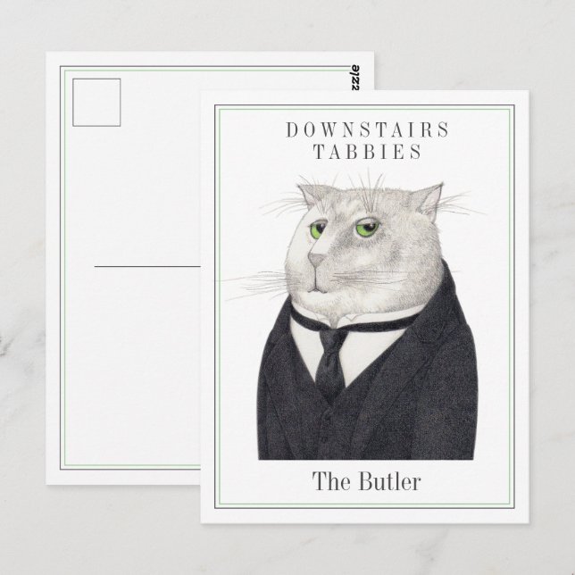 BUTLER CAT-vykort Vykort (Fram/baksida)