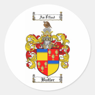 BUTLER FAMILY CREST - BUTLER JACKA AV ARM RUNT KLISTERMÄRKE