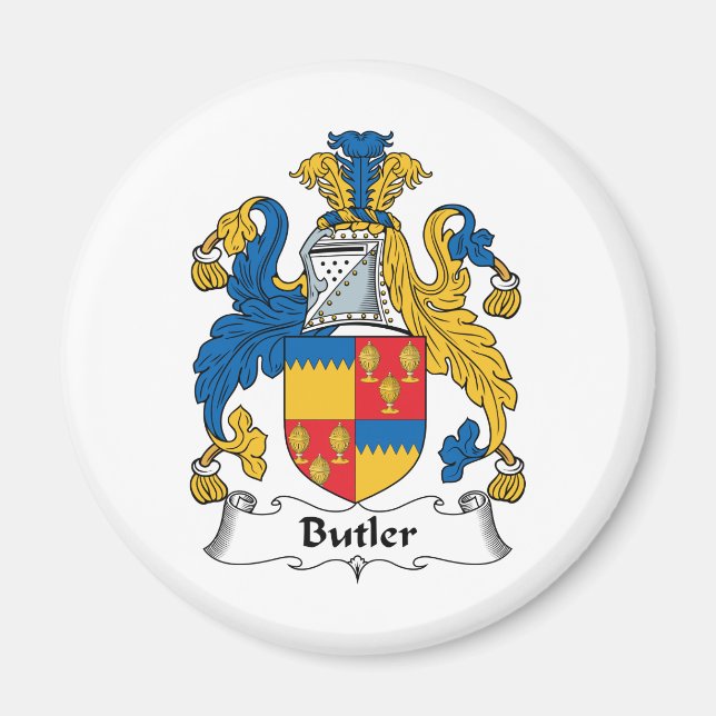 Butler Family Crest Magnet (Framsidan)