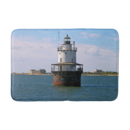 Butler Flats Lighthouse, Massachusetts Bath Mat Badrumsmatta
