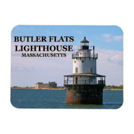 Butler Flats Lighthouse Massachusetts Flexi Magnet