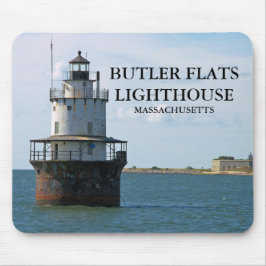 Butler Flats Lighthouse, Massachusetts Mousepad Musmatta