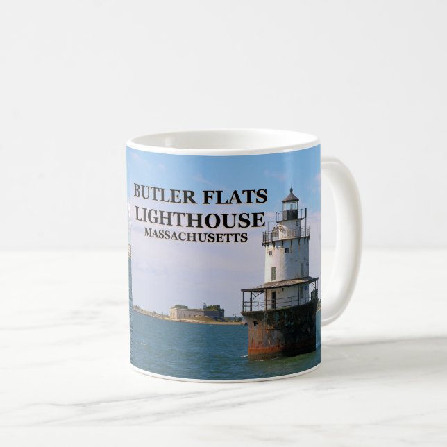 Butler Flats Lighthouse, Massachusetts Mugg (Framsida höger)