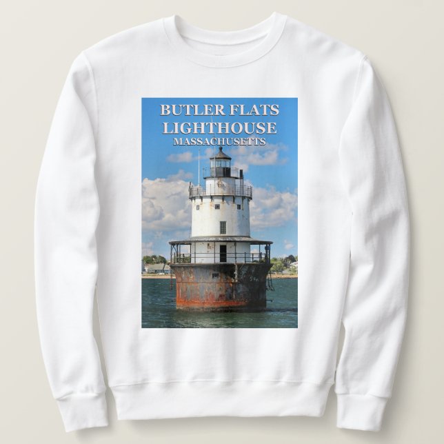 Butler Flats Lighthouse, Massachusetts Sweatshirt (Design framsida)