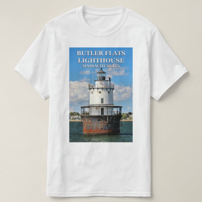 Butler Flats Lighthouse, Massachusetts T-Shirt (Design framsida)