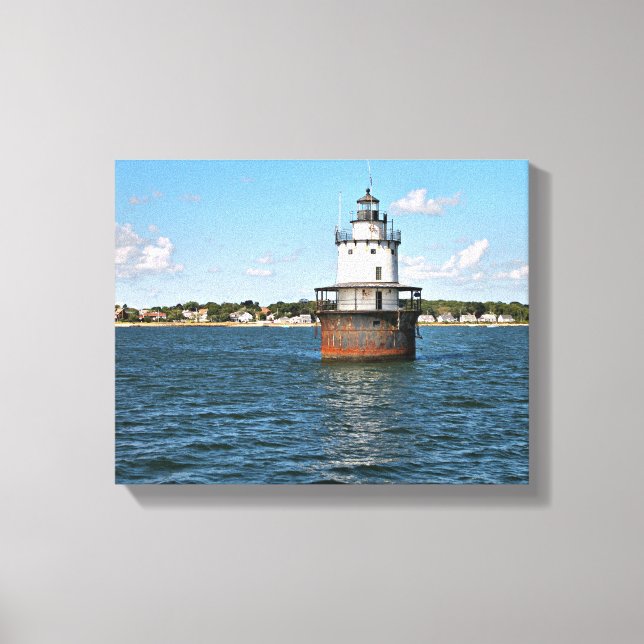 Butler Flats Lighthouse, MORSA Wrapped Canvas (Framsida)
