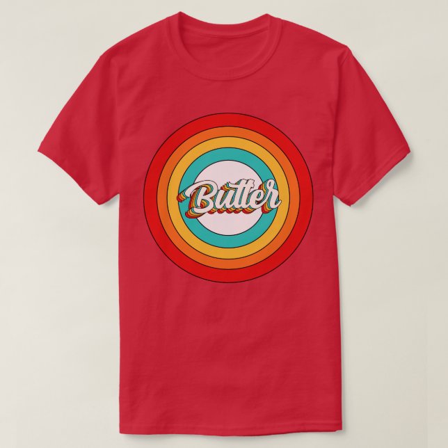 Butler Namn Shirt Vintage Butler Circle T Shirt (Design framsida)