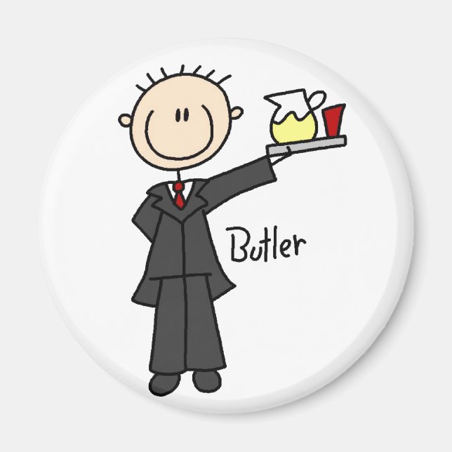 Butler Pinnefigur Magnet (Framsidan)
