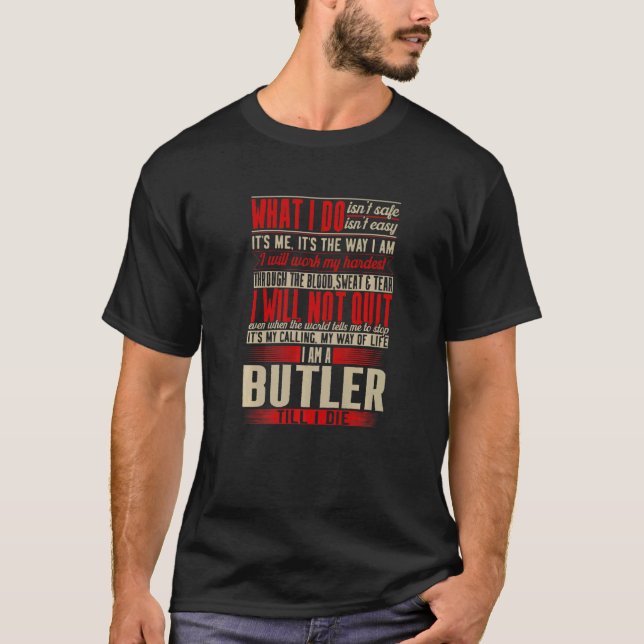 Butler T Shirt (Framsida)