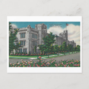 Butler Universiteten, Indianapolis, Indiana Vintag Vykort
