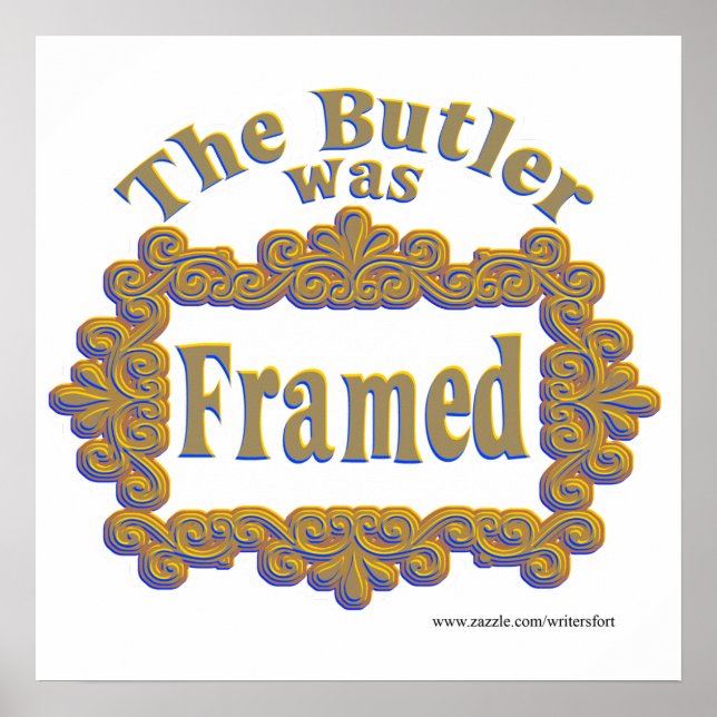 Butler var framramad! poster (Framsidan)