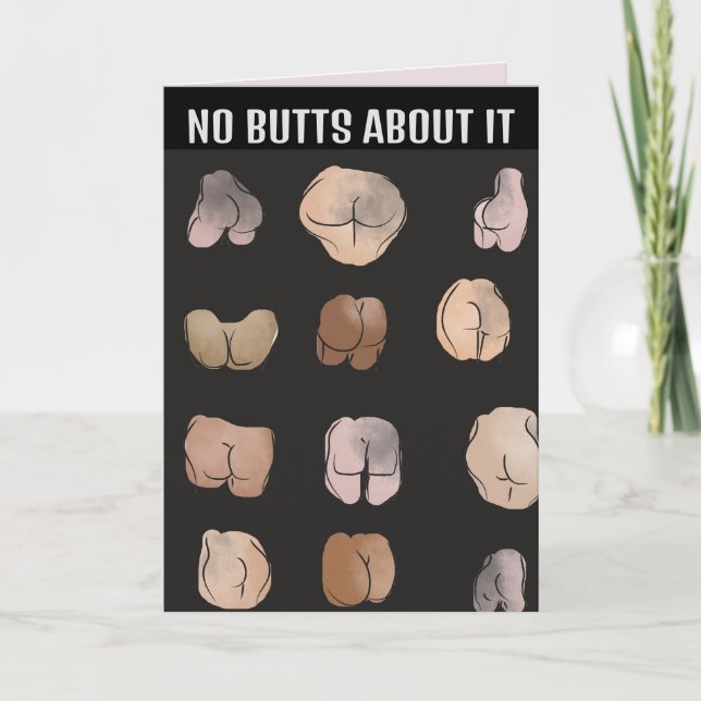 BUTMAN FUNNY FRIEND BIRTHDAY Greeting Card Kort (Framsida)