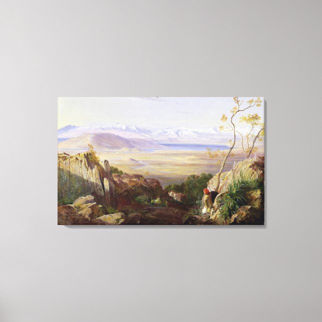 Butrinto, Albanien (olja på canvas) Canvastryck (Framsida)