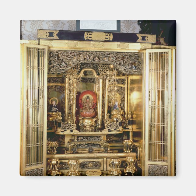 Butsudan shrine från Damios palats i Kyoto Magnet (Framsidan)