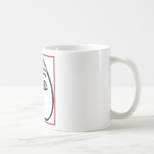 BUTT ANSIKTE FÄRRE LÄPPAR KAFFEMUGG