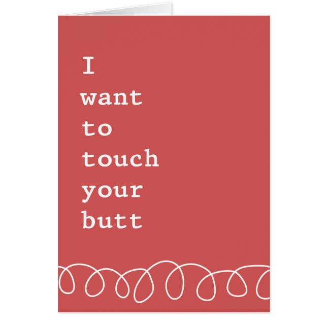 Butt Hälsningskort (Framsidan)