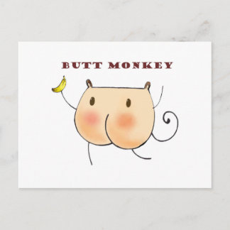 Butt Monkey Vykort