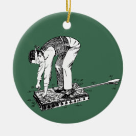 Butt Spankning Maskin Patent Julgransprydnad Keramik