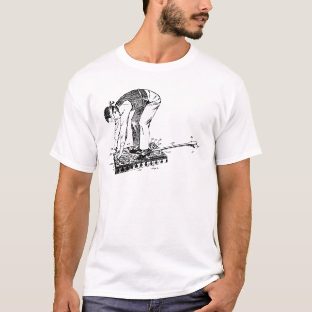 Butt Spankning Maskin Patent T Shirt (Framsida)