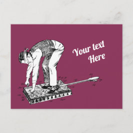 Butt Spankning Maskin Patent Vykort