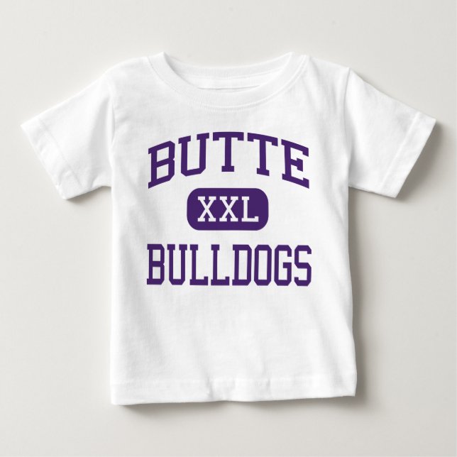 Butte - bulldoggar - högstadium - Butte Montana T Shirt (Framsida)