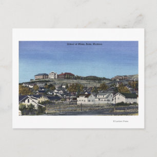 Butte, Montana - School of Mines View of Vykort