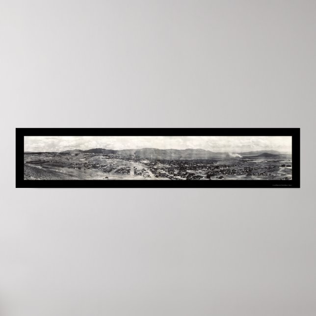 Butte, MT Photo 1908 Poster (Framsidan)