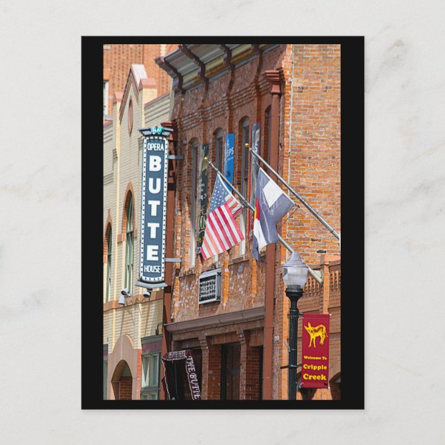 Butte Opera House, Colorado Vykort (Framsida)