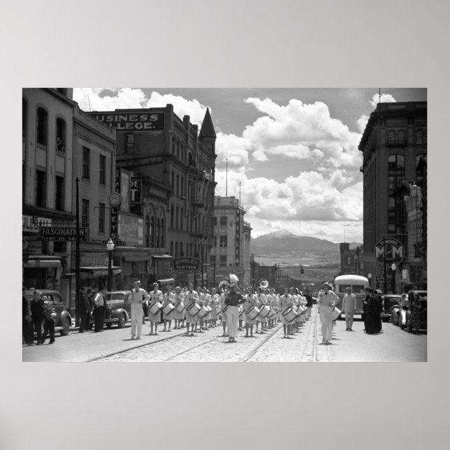 Butte Parad, 1939 Poster (Framsidan)