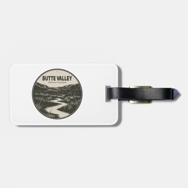 Butte Valley National Grassland California Stream Bagagebricka (Baksida Vågrät)