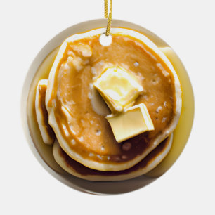 Butted Pancakes Pun-jul Julgransprydnad Keramik