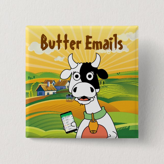 Butter Email Politiskt humor Knapp (Framsida)