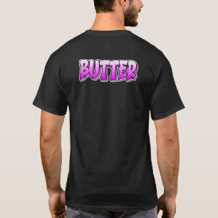 Butter Graffiti Stil design som säger smör 2 T Shirt