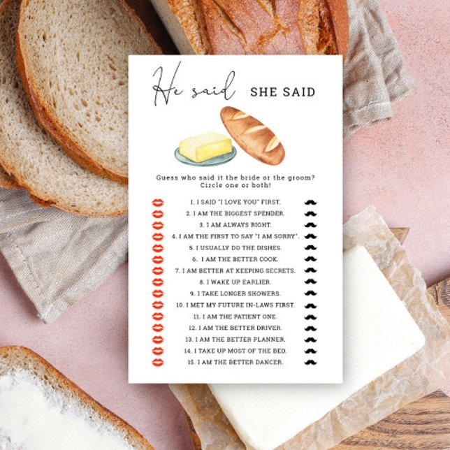 Butter - hon sa att hon sa möhippa-spel (Skapare uppladdad)