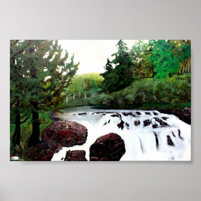 Butter Mjölk Falls New York Poster (Framsidan)