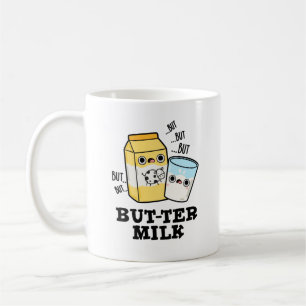 Butter Mjölk Funny Food Dairy Pun Kaffemugg