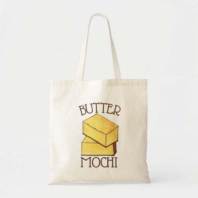Butter Mochi Hawaii HI Hawaiian Food Dessert Tygkasse (Framsidan)