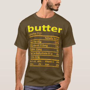 Butter Näring Funny Thanksgiving Costume Food C T Shirt