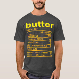 Butter Näring Funny Thanksgiving Costume Food C T Shirt