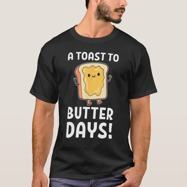 Butter Puns Baker T Shirt (Framsida)