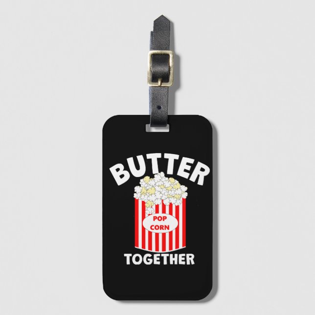 BUTTER Tillsammans Film Popcorn Bagagebricka (Framsida vertikal)