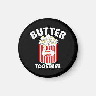 BUTTER Tillsammans Film Popcorn Magnet