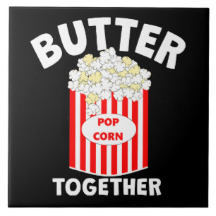 BUTTER Together Movie Popcorn Kakelplatta