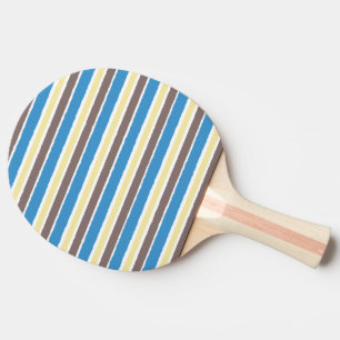 Butterad Popcorn-kaffe Brown Sonic Blue Rand Pingisracket
