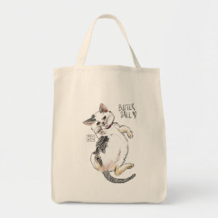 Butterball Kitten av MillzyIsArt Begränsad Edition Tygkasse