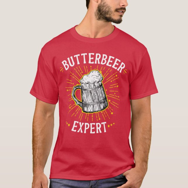 butterbeer expert butterscotch beer t shirt (Framsida)