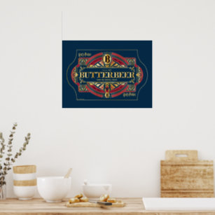 BUTTERBEER™-Vågräts Logotyp Poster